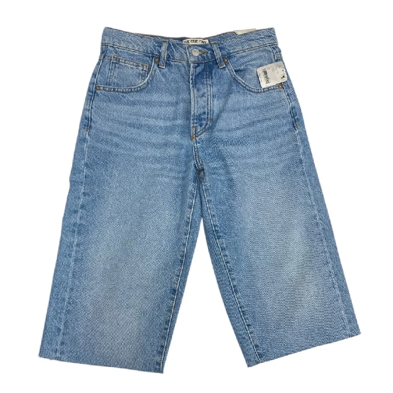 Versatile and Adaptive Men's Travel ShortsShorts By Free People In Blue Denim, Size:0 Versatile and Adaptive Men's Travel ShortsShorts By Free People In Blue Denim, Size:0
