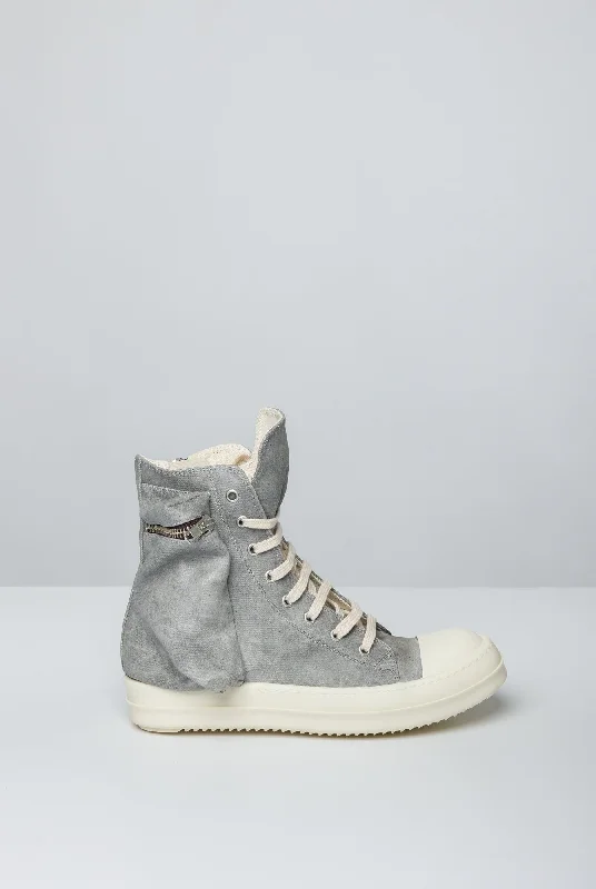Men's Coats with LiningRick Owens DRKSHDW Men's Cargo Sneaks in Pearl