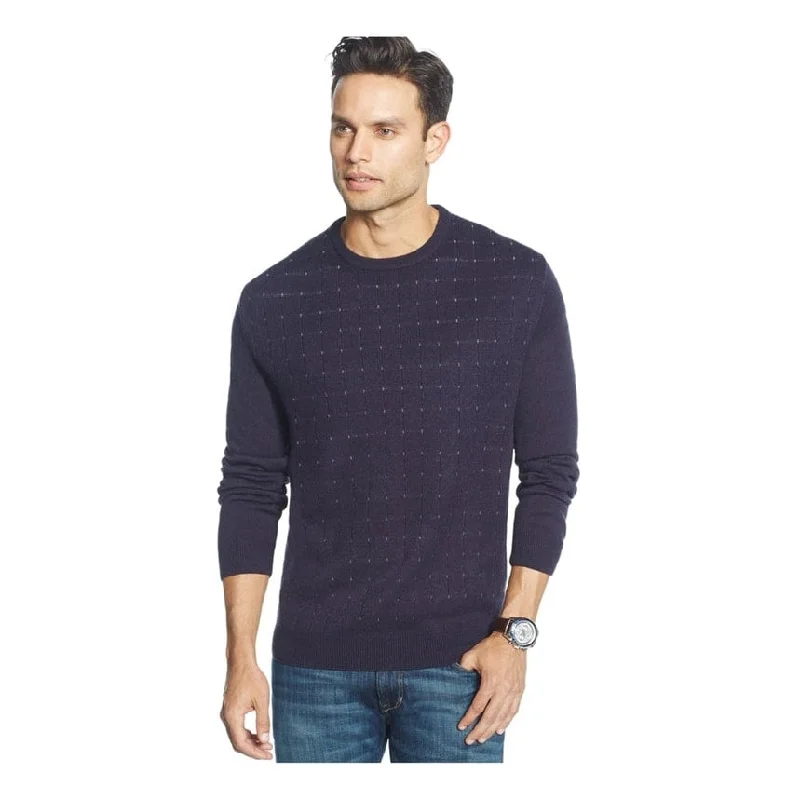 Men's Sweaters with Thumbholes in SleevesWeatherproof Mens Pin Dot Pullover Sweater, Blue, Small Men's Sweaters with Thumbholes in SleevesWeatherproof Mens Pin Dot Pullover Sweater, Blue, Small