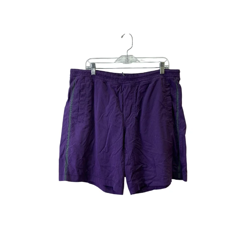Skinny Men's Fit Casual ShortsAthletic Shorts By Lululemon In Purple, Size:Xl
