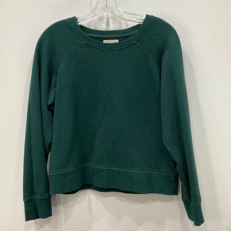 Men's Hoodies with Relaxed FitsSweatshirt Crewneck By Madewell In Green, Size: M
