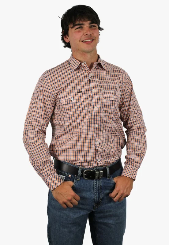 Men's Designer Shirts for a Statement PiecePilbara Mens Check Long Sleeve Shirt