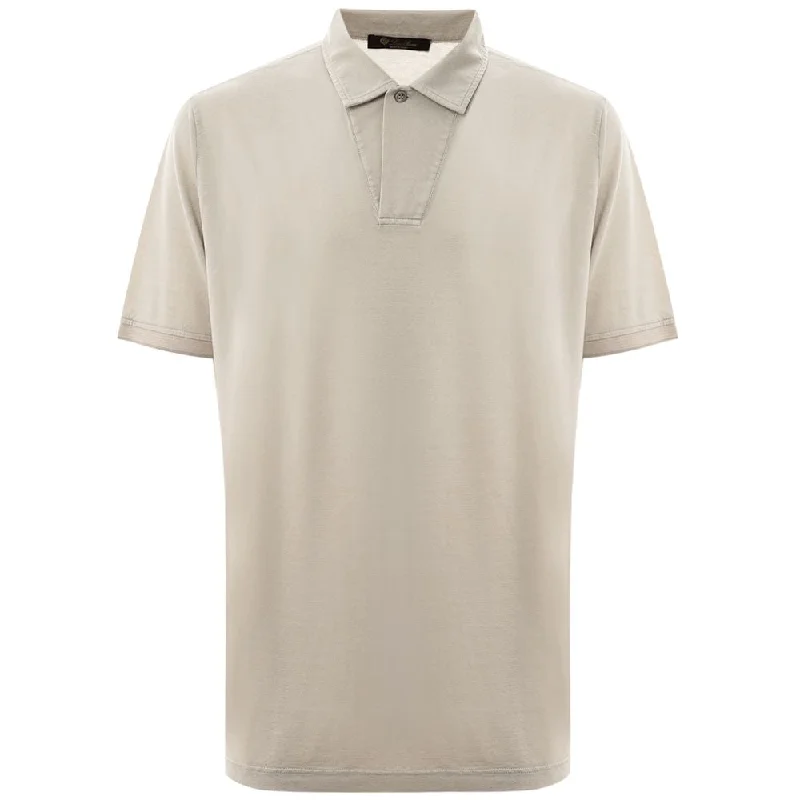 Men's Shirts for HikingLoro Piana  Cotton Polo Men's Shirt