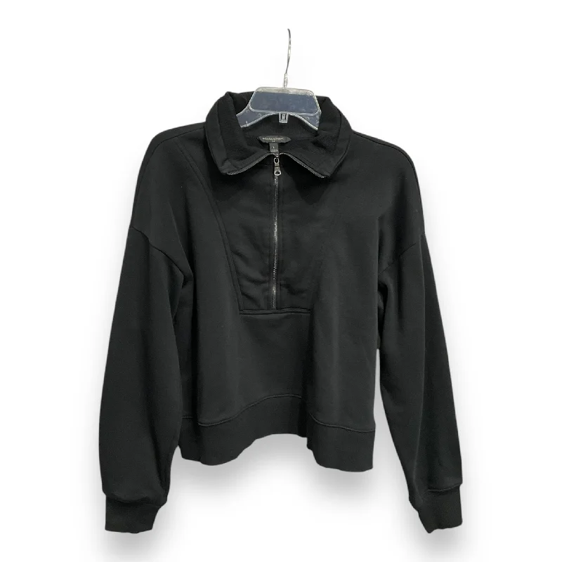Men's Hoodies with Quilted LiningSweatshirt Collar By Banana Republic In Black, Size: L Men's Hoodies with Quilted LiningSweatshirt Collar By Banana Republic In Black, Size: L