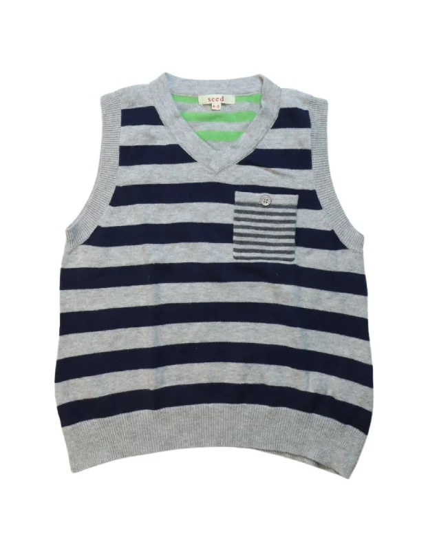 Men's Sweaters for AutumnSeed Sweater Vest 4T - 5T