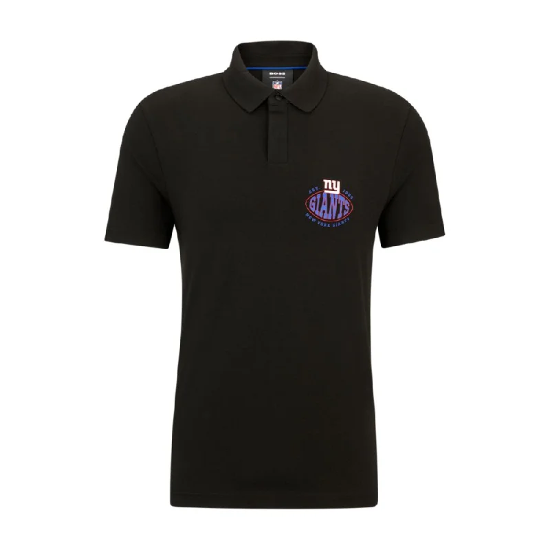 Striped Men's TopsBOSS x NFL cotton-piqu polo shirt with collaborative branding