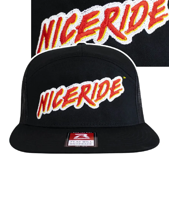 Designer Trucker Hats"The Hoff" 7 Panel Trucker Hat