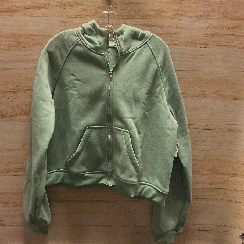 Men's Hoodies for Cold WeatherSweatshirt Hoodie By Clothes Mentor In Green, Size: Xl Men's Hoodies for Cold WeatherSweatshirt Hoodie By Clothes Mentor In Green, Size: Xl