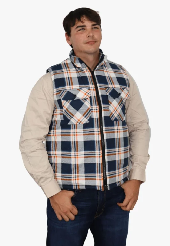 Men's Coats for LayeringRitemate Quilted Flannelette Vest