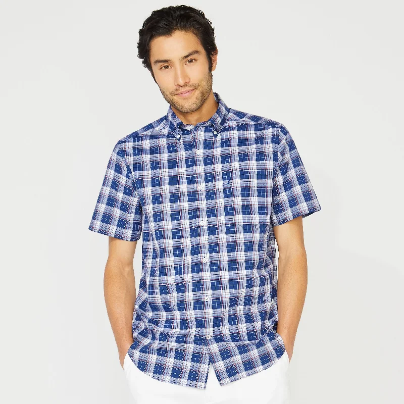 Men's Tennis Shirts for Court ComfortNautica Mens Big & Tall Plaid Short Sleeve Shirt Men's Tennis Shirts for Court ComfortNautica Mens Big & Tall Plaid Short Sleeve Shirt