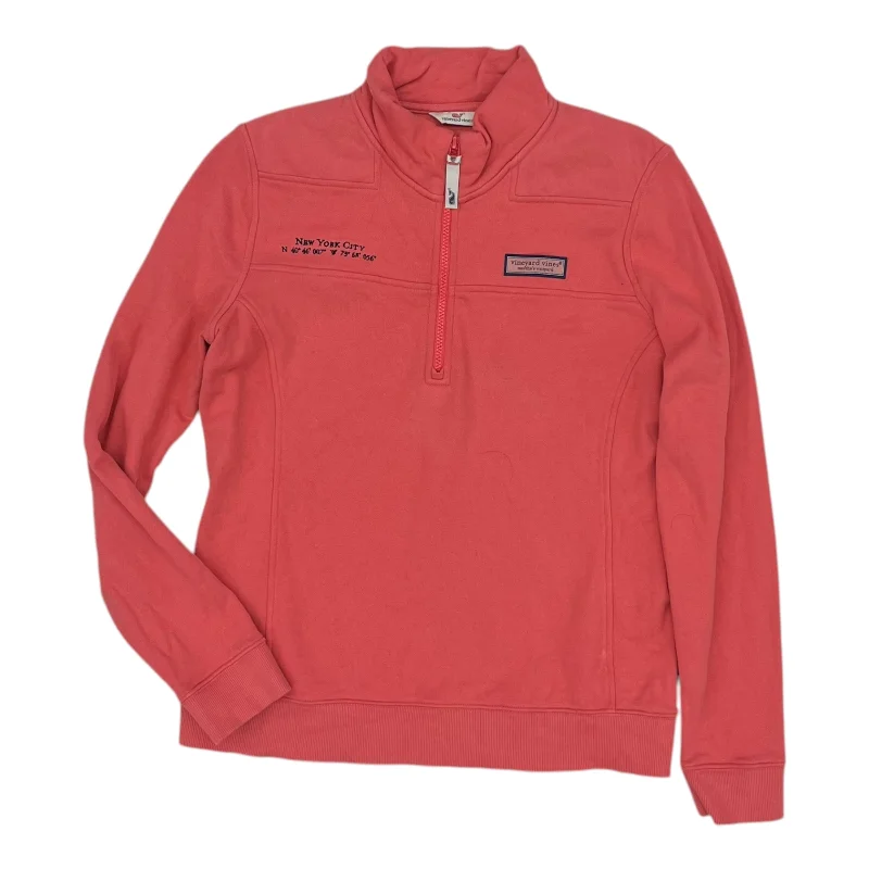 Men's Hoodies for StreetwearSweatshirt Collar By Vineyard Vines In Pink, Size:M