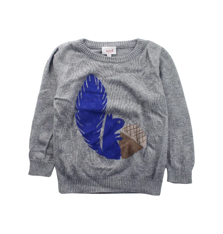 Fitted Men's Slim-Fit SweatersSeed Knit Sweater 3T