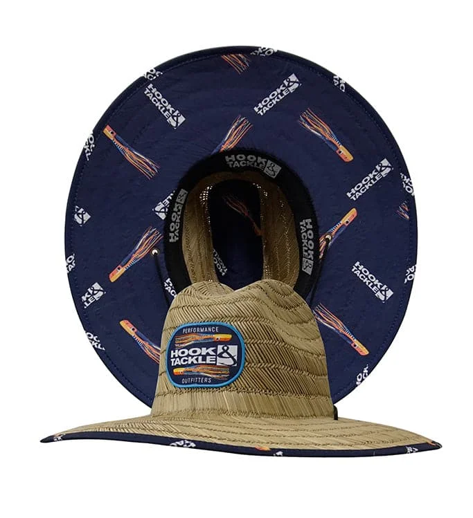 Novelty Trucker HatsMarlin Lures Straw Hat