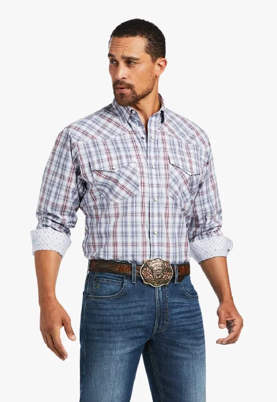 Men's Essential Dress Shirts for Everyday WearAriat Mens Relentless Steely Stretch Fit Classic Snap Long Sleeve Shirt Men's Essential Dress Shirts for Everyday WearAriat Mens Relentless Steely Stretch Fit Classic Snap Long Sleeve Shirt