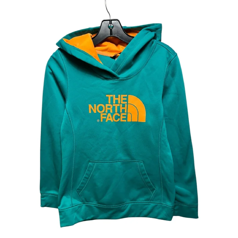 Men's Hoodies with Ribbed HemsSweatshirt Hoodie By The North Face In Teal, Size: S