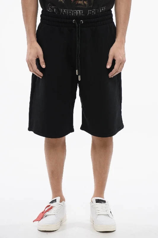 Men's Short-Inseam Dress Pants for StyleOff-White Brushed Cotton Scribble Embroidered Jogger Shirts