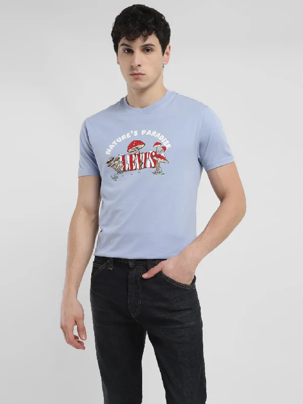 Men's Shirts for FishingMen's Graphic Print Crew Neck T-shirt