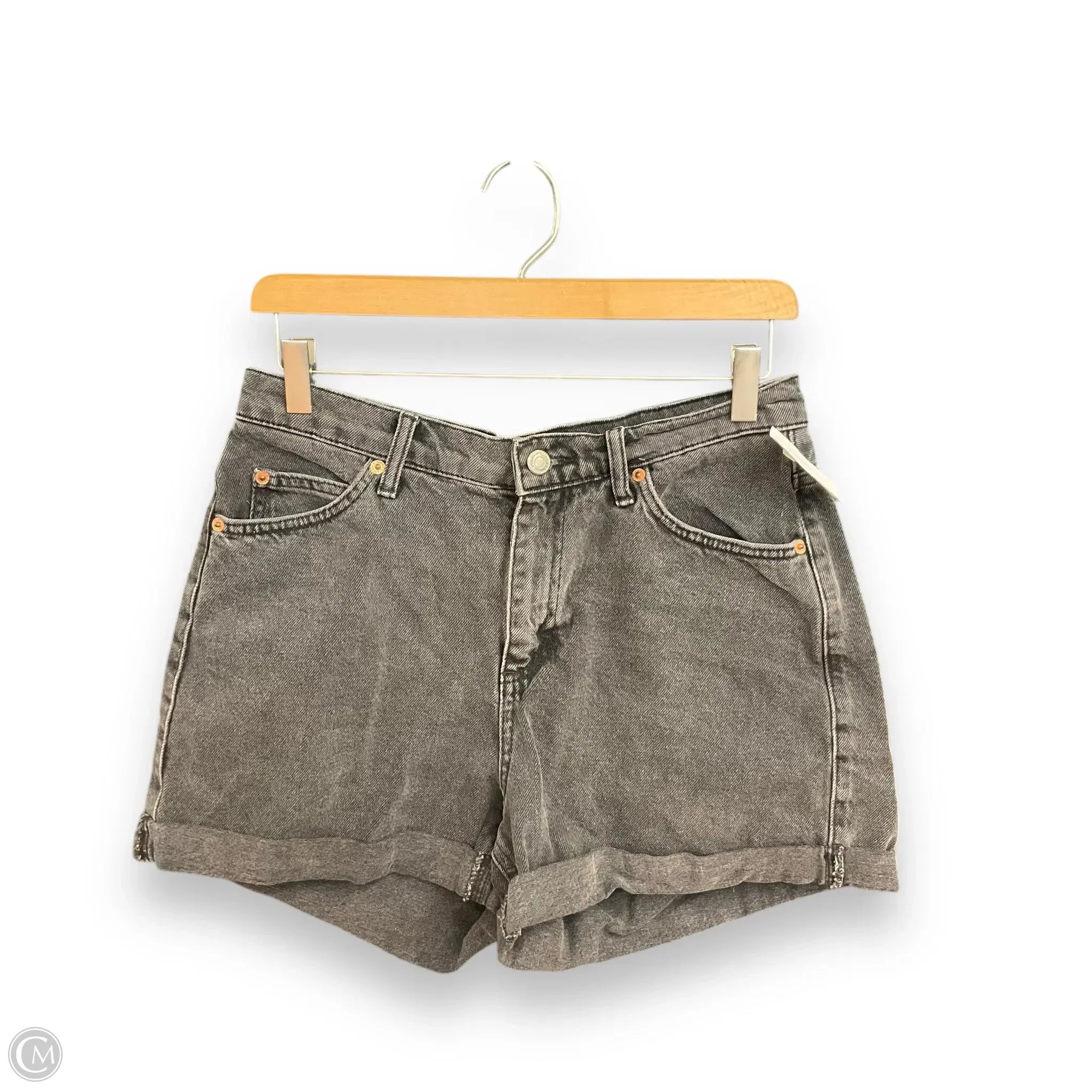 Lightweight Men's Travel ShortsShorts By Topshop In Black Denim, Size: 8