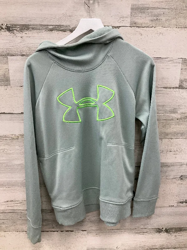 Men's Hoodies with LogoSweatshirt Crewneck By Under Armour In Green, Size: L