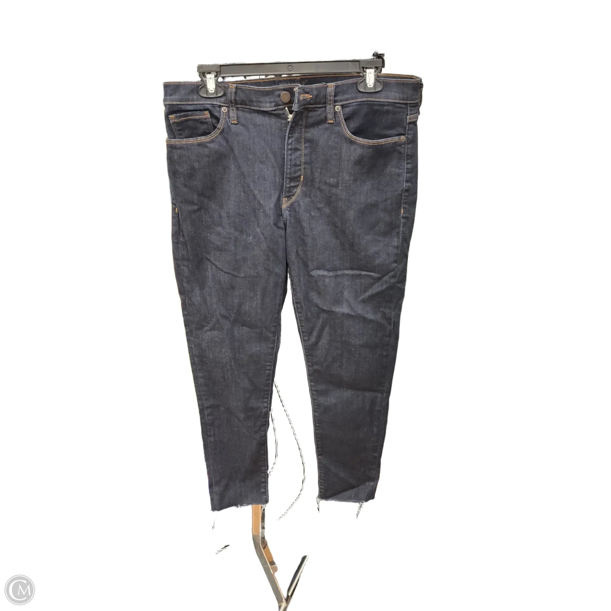 Men's Jeans with RipsJeans Skinny By Banana Republic In Blue Denim, Size: 12