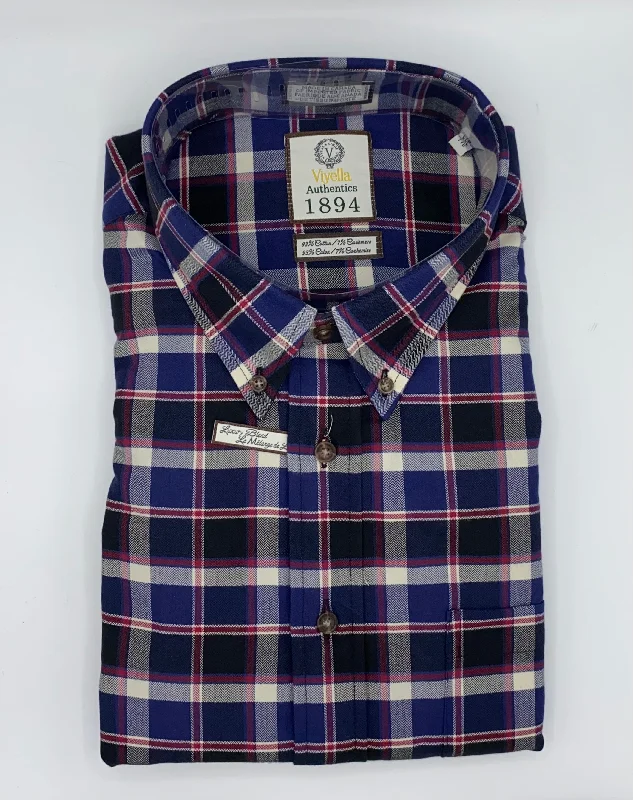 Men's Checkered Shirts for a Retro FeelViyella Cotton & Cashmere Long Sleeve Sport Shirt - 651473 1998 Men's Checkered Shirts for a Retro FeelViyella Cotton & Cashmere Long Sleeve Sport Shirt - 651473 1998