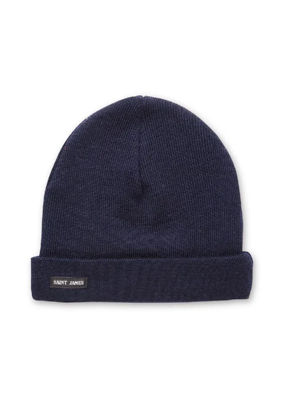 Summer Straw HatsSailor hat - in pure new wool (BLEU CHINE)