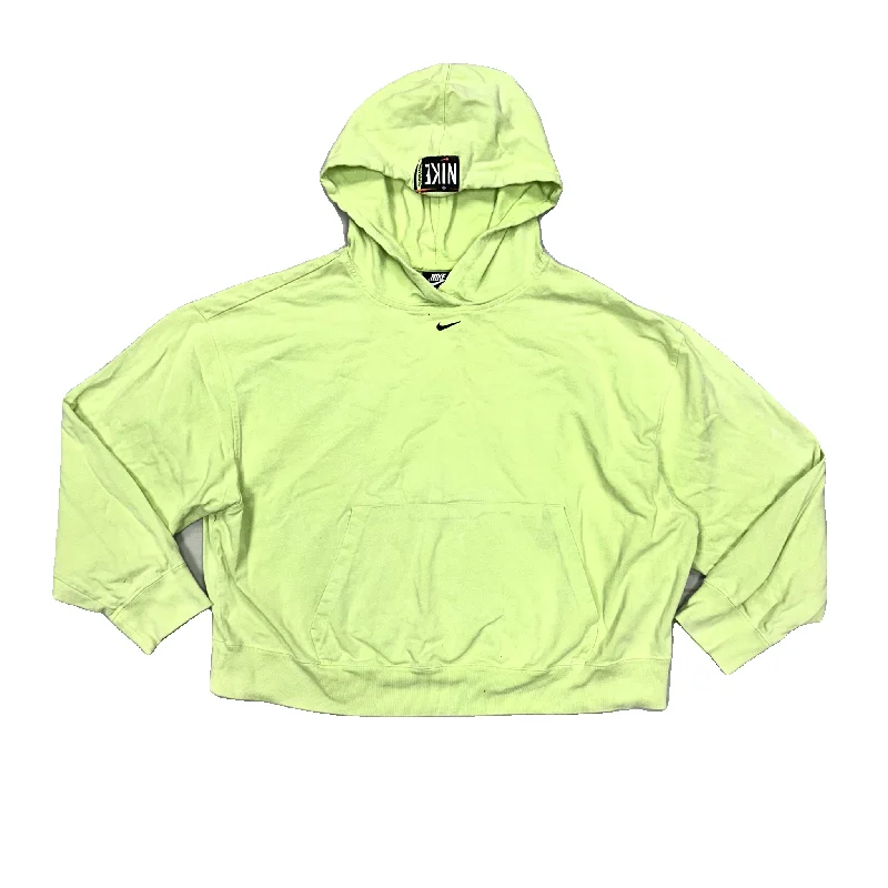 Men's Hoodies with Wind-Resistant FabricAthletic Sweatshirt Hoodie By Nike Apparel In Green, Size: L Men's Hoodies with Wind-Resistant FabricAthletic Sweatshirt Hoodie By Nike Apparel In Green, Size: L