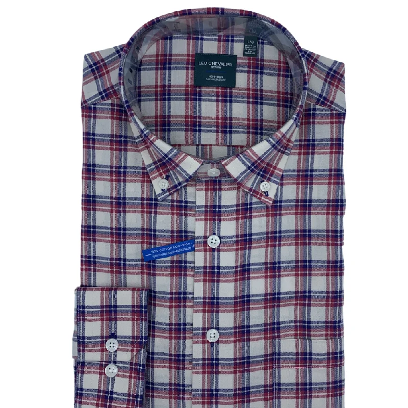 Men's Skinny-Fit Shirts for a Trendy LookLeo Chevalier Long Sleeve 100% Cotton Sport Shirt - 529484 Men's Skinny-Fit Shirts for a Trendy LookLeo Chevalier Long Sleeve 100% Cotton Sport Shirt - 529484