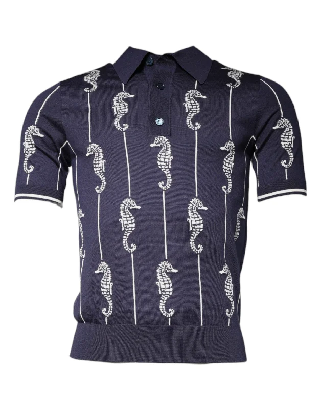 Men's Shirts with Barrel CuffsDolce & Gabbana Sea Horse Colla Polo Men's T-shirt (Pre-Owned) Men's Shirts with Barrel CuffsDolce & Gabbana Sea Horse Colla Polo Men's T-shirt (Pre-Owned)