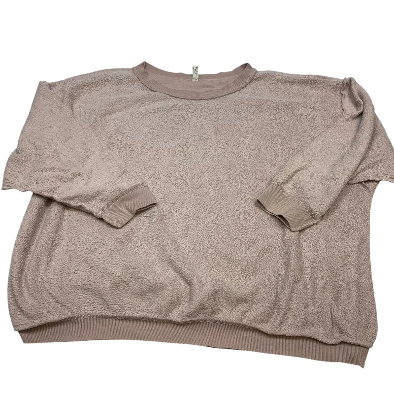 Men's Hoodies for CampingSweatshirt Crewneck By Free People In Pink, Size: M