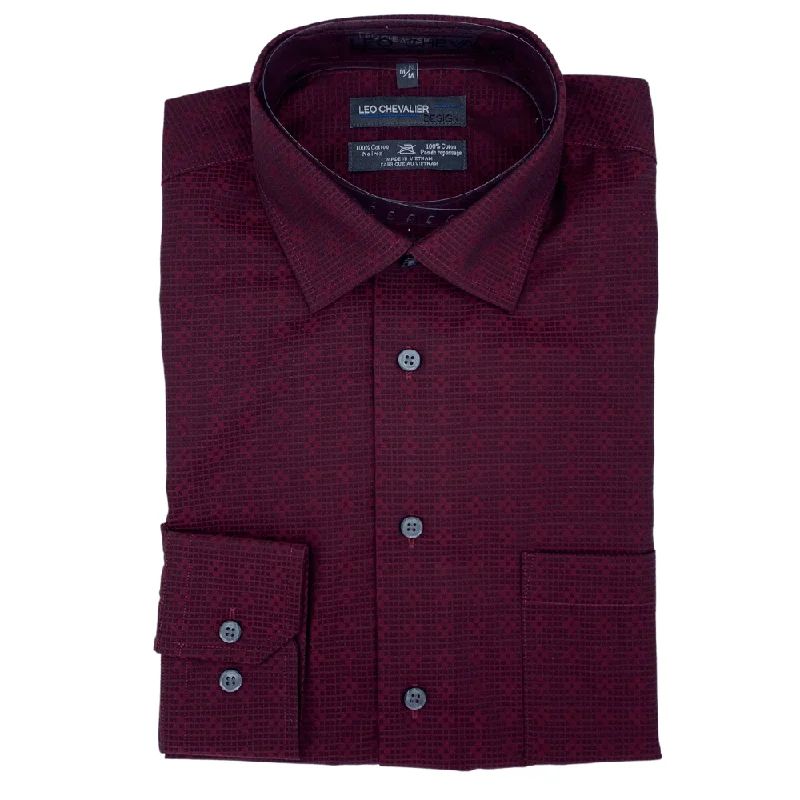 Men's Regular-Fit Shirts for a Classic FitLeo Chevalier 100% Cotton Long Sleeve Sport Shirt - 425468 4898 Men's Regular-Fit Shirts for a Classic FitLeo Chevalier 100% Cotton Long Sleeve Sport Shirt - 425468 4898