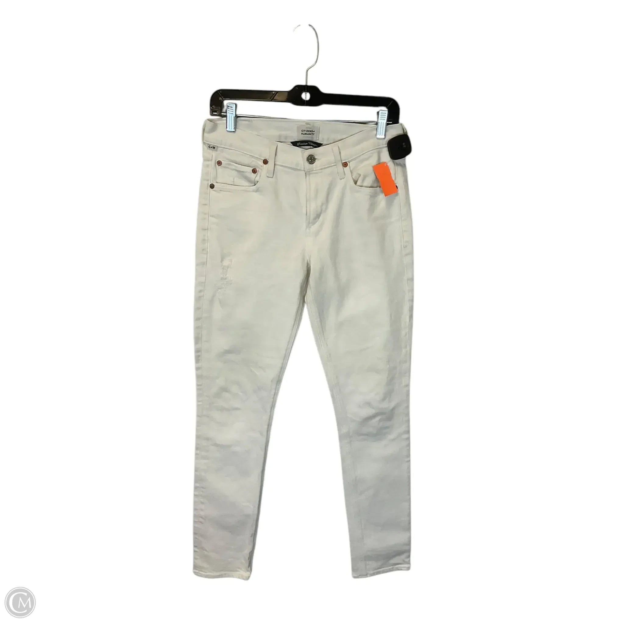 High-Quality Men's JeansJeans Skinny By Citizens Of Humanity In Cream Denim, Size: 4 High-Quality Men's JeansJeans Skinny By Citizens Of Humanity In Cream Denim, Size: 4