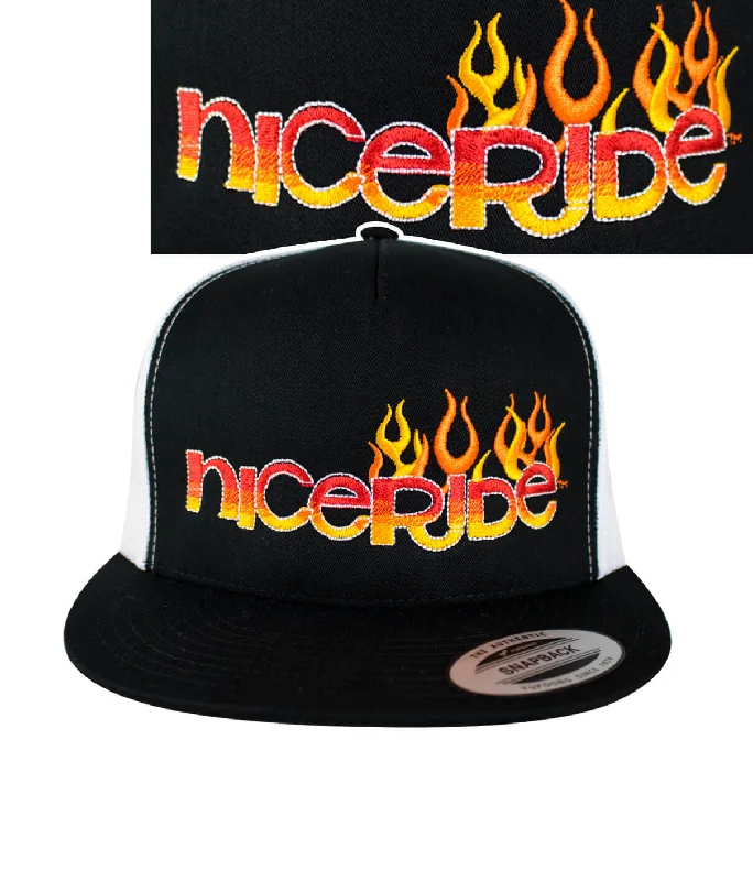 Retro Fedora Caps"tribal fire" Trucker Hat