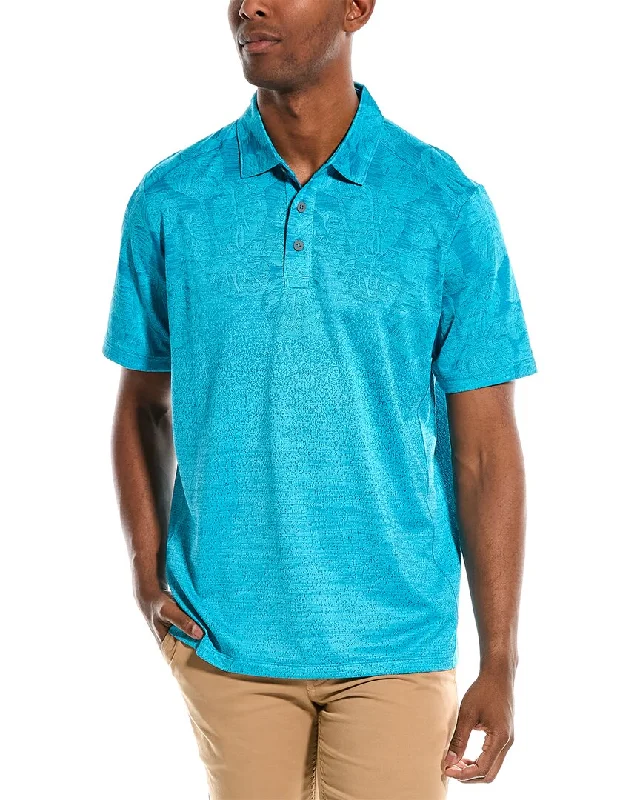Patterned Men's Hawaiian ShirtsTommy Bahama Palm Coast Tropic Fade Polo Shirt