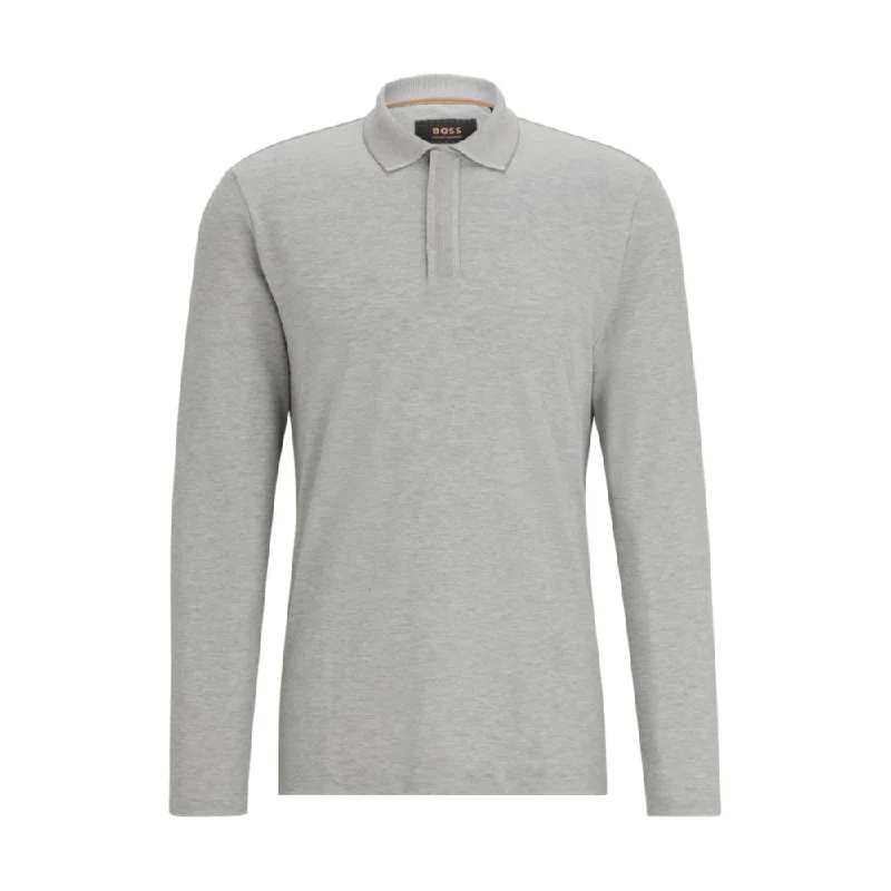 Men's Shirts with Elastic WaistbandsRegular-fit polo shirt in cotton and cashmere