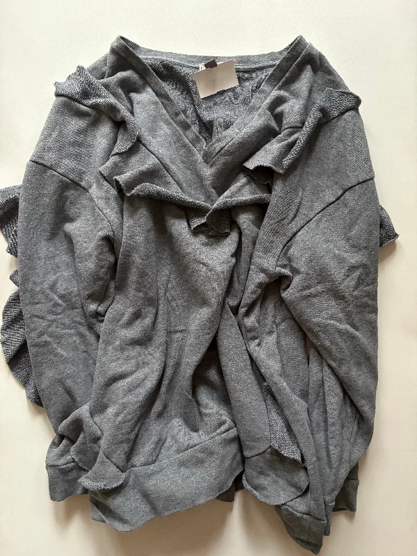 Men's Hoodies for Ice FishingSweatshirt Crewneck By Chelsea 28 In Grey, Size: L