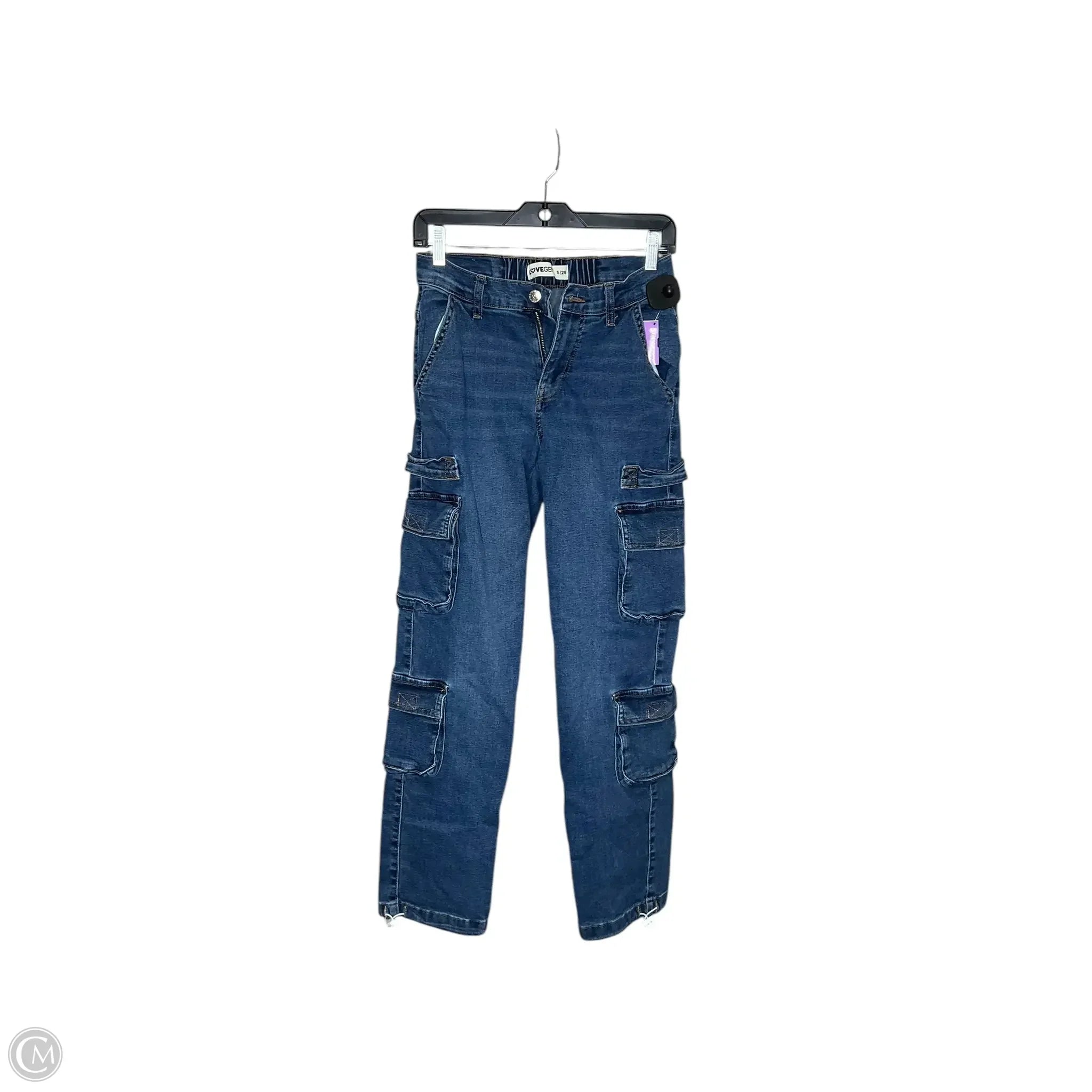 Men's Jeans for a Night OutJeans Wide Leg By Clothes Mentor In Blue Denim, Size: 4