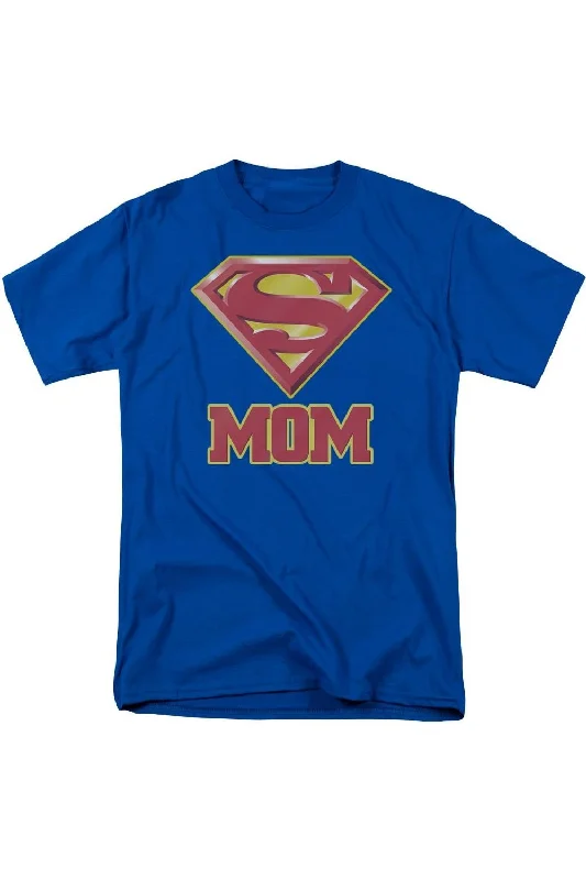 Men's Shirts with Animal PrintsSuperman Super Mom Short Sleeve Adult Tee / T-Shirt Men's Shirts with Animal PrintsSuperman Super Mom Short Sleeve Adult Tee / T-Shirt