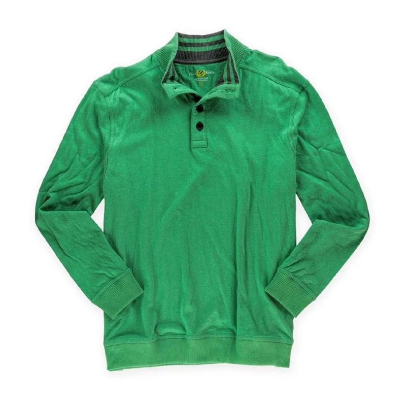 Men's Sweaters for Casual OccasionsClub Room Mens Solid Henley Sweater, Green, Medium Men's Sweaters for Casual OccasionsClub Room Mens Solid Henley Sweater, Green, Medium