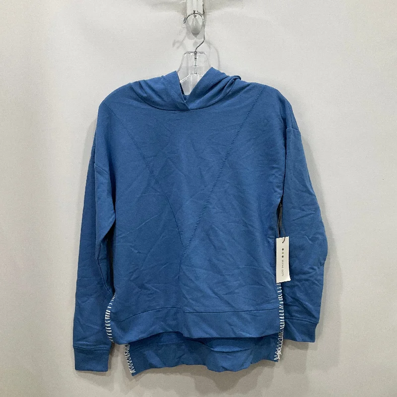 Elevated Men's Lounge HoodiesSweatshirt Hoodie By Three Dots In Blue, Size: Xs