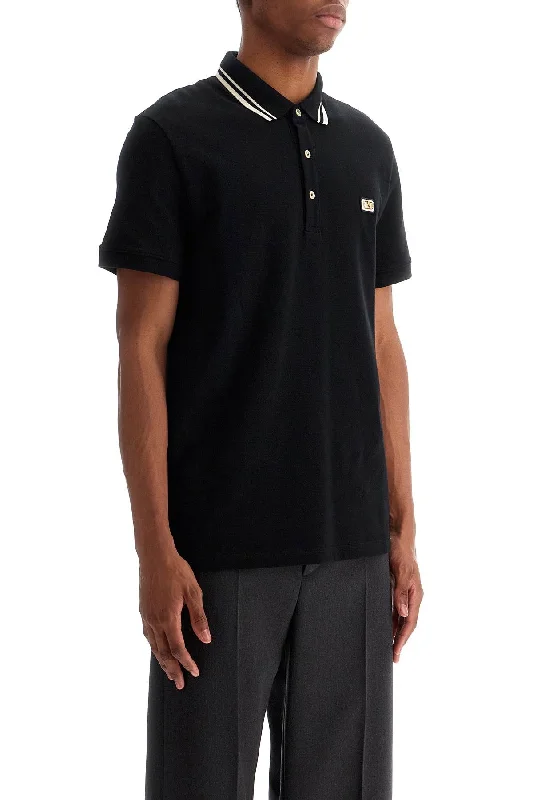 Men's Shirts with Contrast CollarsValentino Garavani Regular Fit Polo Shirt With Vlogo Patch Men's Shirts with Contrast CollarsValentino Garavani Regular Fit Polo Shirt With Vlogo Patch