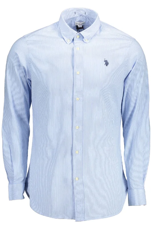 Men's Shirts with Short PlacketsU.S. POLO ASSN. Chic Slim Fit Long Sleeve Button-Down Men's Shirt Men's Shirts with Short PlacketsU.S. POLO ASSN. Chic Slim Fit Long Sleeve Button-Down Men's Shirt