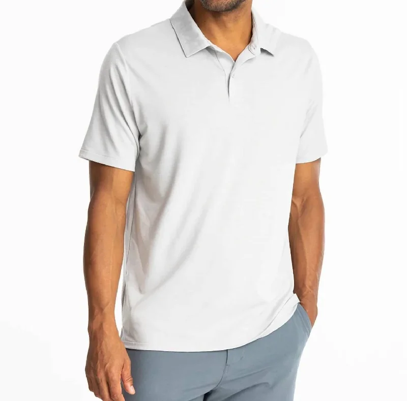 Men's Shirts with Floral PrintsElevate Polo Shirt In Aspen Grey