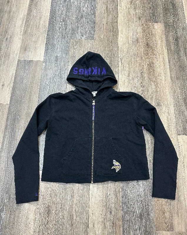 Men's Hoodies with Hidden PocketsAthletic Sweatshirt Hoodie By Wear Erin Andrews In Black, Size: S Men's Hoodies with Hidden PocketsAthletic Sweatshirt Hoodie By Wear Erin Andrews In Black, Size: S