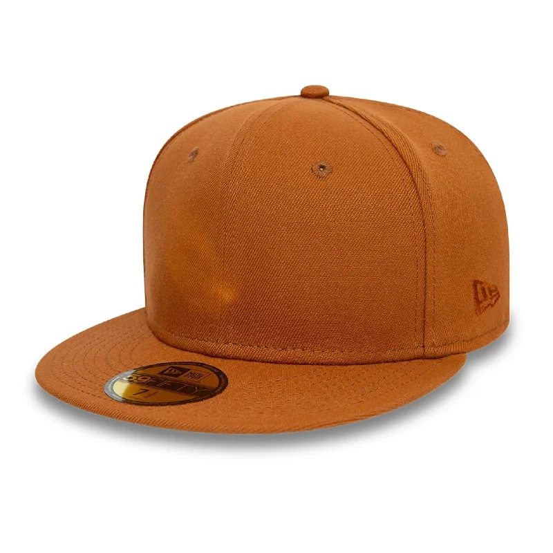 Children's Baseball HatsNew Era Essential Brown 59FIFTY Fitted Cap
