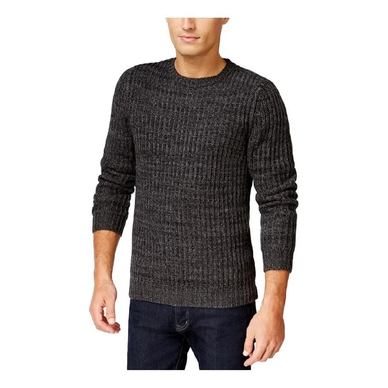 Men's Sweaters with Argyle PatternsClub Room Mens Marled Textured Pullover Sweater, Black, X-Large Men's Sweaters with Argyle PatternsClub Room Mens Marled Textured Pullover Sweater, Black, X-Large
