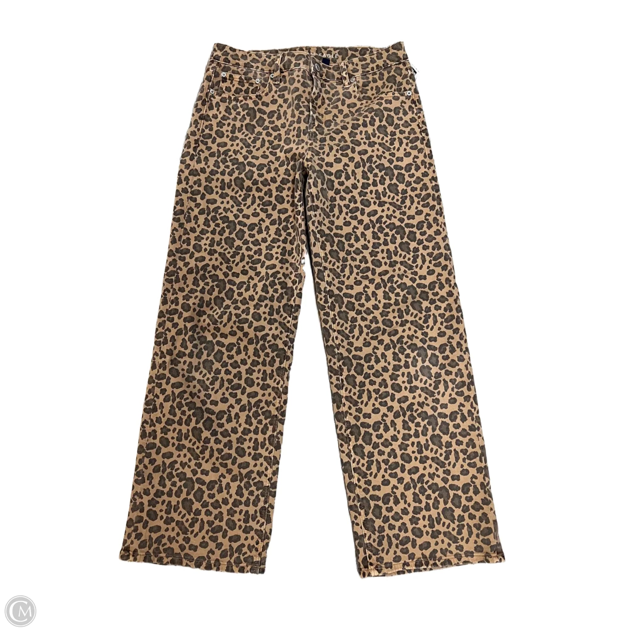 Men's Skinny Jeans with Stretch FabricJeans Wide Leg By American Eagle In Animal Print, Size: 4l Men's Skinny Jeans with Stretch FabricJeans Wide Leg By American Eagle In Animal Print, Size: 4l