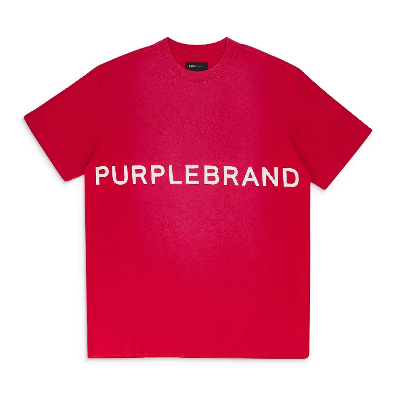 Men's Shirts with Animal PrintsTEXTU JERSEY SS TEE RED T-SHIRTS