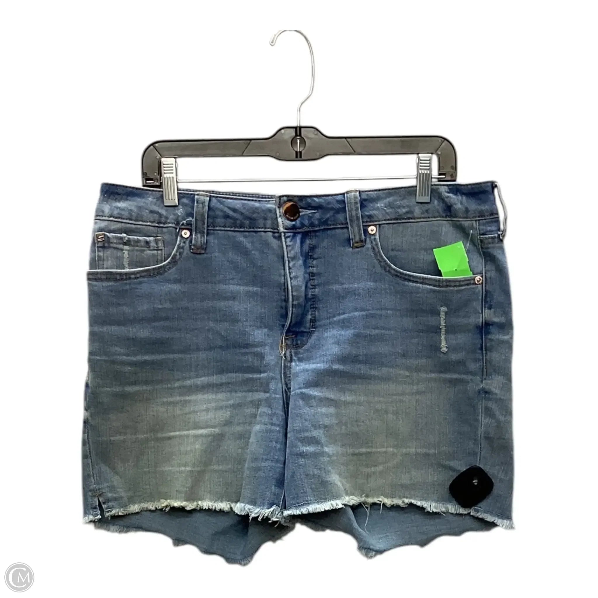 Men's Short-Sleeve Matching ShortsShorts By Seven 7 In Blue Denim, Size: 10