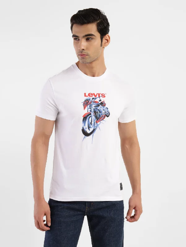 Men's Shirts with Full PlacketsMen's Graphic Print Regular Fit T-shirt
